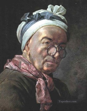 Autorretrato Jean Baptiste Simeón Chardin Pinturas al óleo